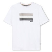 тениска,детски,3/4,панталони,boss,boss,ss,t,shirt,jn63,white