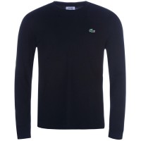 тениска,облекла,на,разпродажба,мъжки,тениски,lacoste,logo,long,sleeve,t,shirt,navy,166