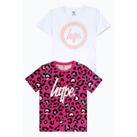 детски,тениски,hype,leopard,2pk,t,jn99,pink