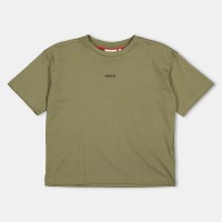 тениска,детски,3/4,панталони,hugo,kids',small,logo,regular,fit,t,shirt,green