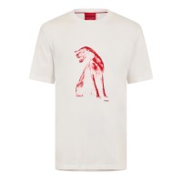 тениска,облекла,на,разпродажба,мъжки,тениски,hugo,men's,didug,regular,fit,t,shirt,white