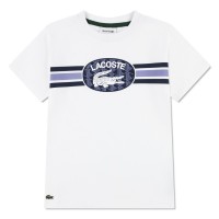 тениска,детски,облекла,lacoste,stripe,tee,jn54,white,w8l