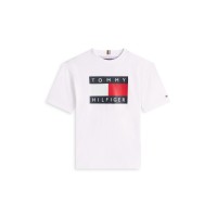 тениска,tommy,hilfiger,kids,heritage,t,shirt,white,ybr