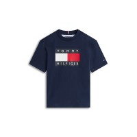 тениска,детски,3/4,панталони,tommy,hilfiger,kids',heritage,t,shirt,night,navy,c1g