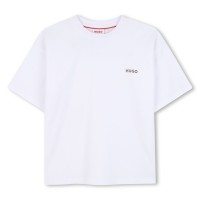 тениска,детски,облекла,hugo,hugo,small,logo,tee,jn61,white