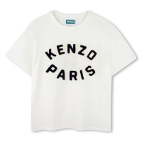 детска,тениска,детски,3/4,панталони,kenzo,unisex,kids',branded,short,sleeve,regular,fit,t,shirt,cream