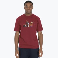 peaceful,hooligan,men,s,peaceful,poster,regular,fit,t,shirt,dark,red