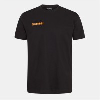 тениска,облекла,на,разпродажба,мъжки,тениски,hummel,go,ctn,tee,ss,sn99,black,orange