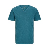 тениска,облекла,на,разпродажба,мъжки,тениски,jack,and,jones,splt,neck,tee,sn99,deep,teal