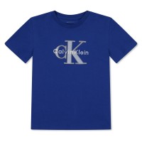 тениска,детски,3/4,панталони,calvin,klein,jeans,kids',mlogo,t,shirt,admiral,blue
