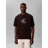 облекла,на,разпродажба,мъжки,тениски,calvin,klein,jeans,ckj,tricolr,graph,t,sn62,black