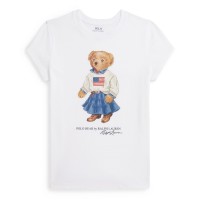 тениска,polo,ralph,lauren,kids,bear,t,shirt,white