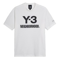 тениска,мъжки,тениски,y3,x,neighborhood,logo,t,shirt,core,white