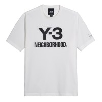 тениска,облекла,на,разпродажба,мъжки,тениски,y3,x,neighborhood,logo,t,shirt,core,white