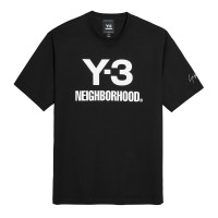 тениска,мъжки,тениски,y3,x,neighborhood,logo,t,shirt,black