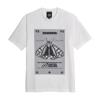 тениска,облекла,на,разпродажба,мъжки,тениски,y3,x,neighborhood,moth,graphic,t,shirt,core,white