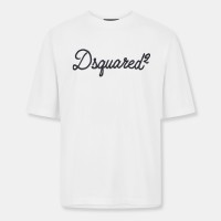 тениска,мъжки,тениски,dsquared2,men,s,dsq,big,signature,oversized,t,shirt,white