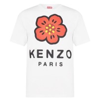 тениска,облекла,на,разпродажба,мъжки,тениски,kenzo,boke,flower,t,shirt,white,01