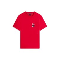 тениска,облекла,на,разпродажба,мъжки,тениски,tommy,hilfiger,men's,stack,flag,t,shirt,medium,red