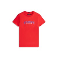 тениска,tommy,hilfiger,kids,mono,t,shirt,rapid,red
