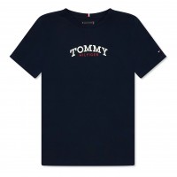 тениска,детски,3/4,панталони,tommy,hilfiger,tommy,mono,t,shirt,jn62,night,navy,c1g