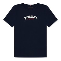 тениска,детски,3/4,панталони,tommy,hilfiger,kids',mono,t,shirt,night,navy,c1g