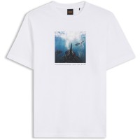 тениска,облекла,на,разпродажба,мъжки,тениски,boss,men's,t,shirt,white,101