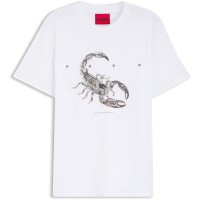 тениска,облекла,на,разпродажба,мъжки,тениски,hugo,hugo,cotton,jersey,t,shirt,with,spaced,out,logo,white102