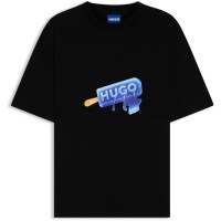 тениска,облекла,на,разпродажба,мъжки,тениски,hugo,men's,t,shirt,black,001