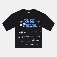 тениска,облекла,на,разпродажба,мъжки,тениски,rose,london,london,graffiti,stripe,t,shirt,black