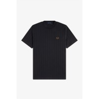 облекла,на,разпродажба,мъжки,тениски,fred,perry,fred,pique,stripe,t,sn62,black,102