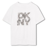 тениска,детски,3/4,панталони,dkny,dkny,ss,t,shirt,jn63,white