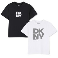 тениска,детски,3/4,панталони,dkny,dkny,2pk,tee,jn63,black,white