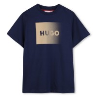 тениска,детски,3/4,панталони,детски,облекла,hugo,hugo,ss,t,shirt,jn63,navy,blue