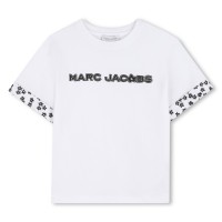 тениска,детски,3/4,панталони,детски,облекла,marc,jacobs,marc,t,shirt,jn63,white