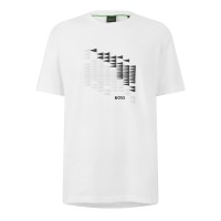 тениска,мъжки,тениски,boss,men,s,t,shirt,white,100