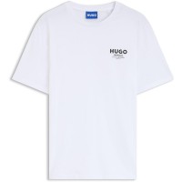 тениска,мъжки,ежедневни,облекла,мъжки,тениски,hugo,men,s,t,shirt,white,100