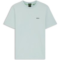 тениска,мъжки,тениски,boss,men's,logo,t,shirt,logo,design,turquoise,447
