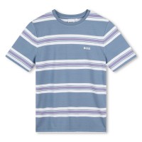 юношеска,тениска,детски,облекла,boss,stripe,tee,juniors,med,grey,049