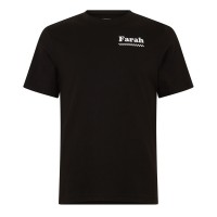 тениска,мъжки,тениски,farah,men's,brent,graph,t,shirt,black,010