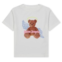юношеска,тениска,детски,облекла,palm,angels,angel,bear,t,shirt,juniors,white,20360