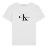 юношеска,тениска,детски,облекла,calvin,klein,jeans,junior,monogram,t,shirt,white