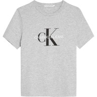 юношеска,тениска,детски,облекла,calvin,klein,jeans,junior,monogram,t,shirt,light,grey