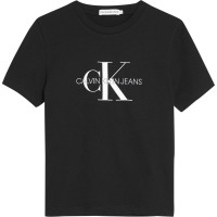 юношеска,тениска,детски,облекла,calvin,klein,jeans,junior,monogram,t,shirt,black