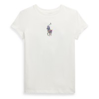 юношеска,тениска,детски,3/4,панталони,polo,ralph,lauren,centre,logo,t,shirt,juniors,deckwash