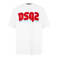 тениска,мъжки,тениски,dsquared2,dsq2,regular,fit,t,shirt,white