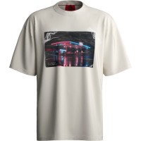 тениска,мъжки,тениски,hugo,graphic,t,shirt,white,121