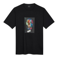 тениска,облекла,на,разпродажба,мъжки,тениски,ps,paul,smith,big,skull,t,shirt,black,79