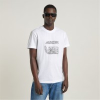 тениска,облекла,на,разпродажба,мъжки,тениски,g,star,stitch,burger,t,shirt,white