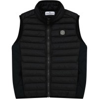 юношески,елек,детски,облекла,stone,island,junior,loom,gilet,nero,v0029